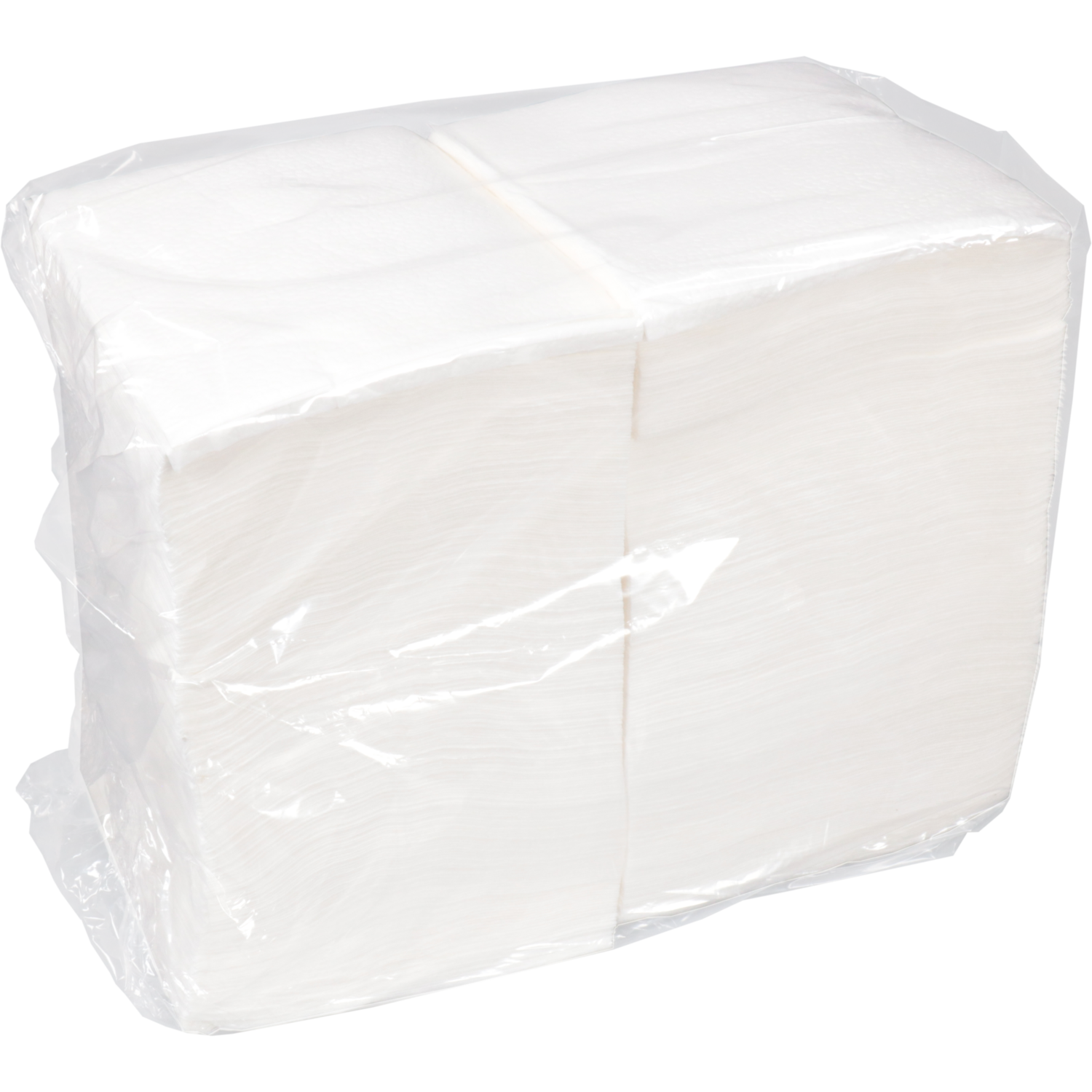 Servet, 1/4 vouw, 1-laags, 24x24cm, papier, wit