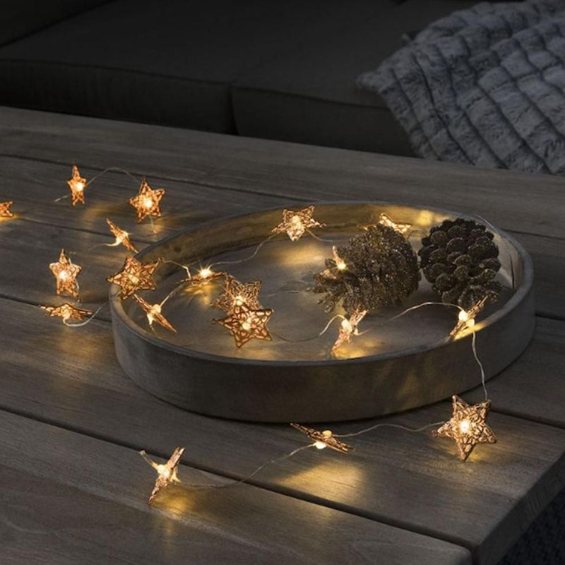 Konstsmide - Lichtslinger - Warm Wit - Led Kerstverlichting Binnen - 20 Lampjes - 1.9 Meter