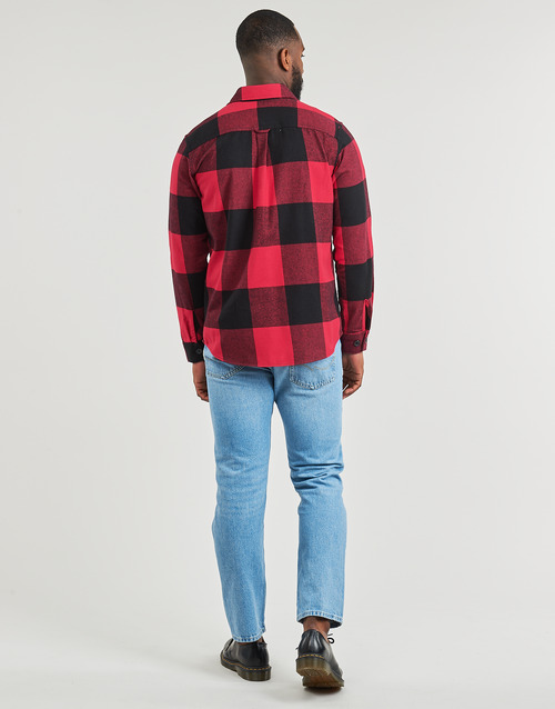 Jack & Jones - JJEDARREN BUFFALO OVERSHIRT LS - Rouge