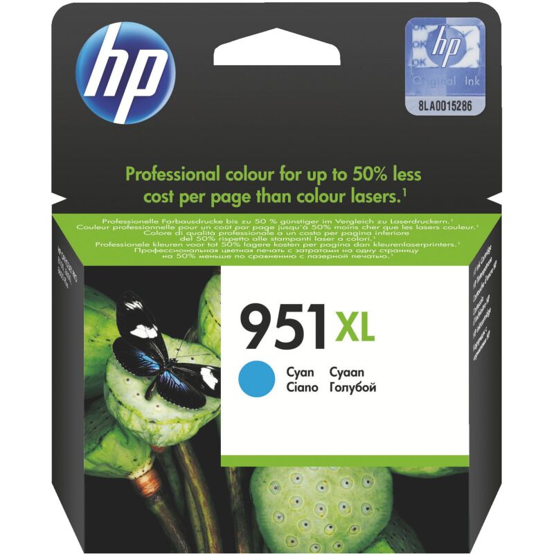 Cartouche HP 951XL couleurs séparées pour imprimante jet d'encre