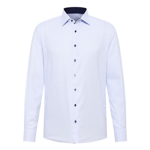 Eterna Langærmet Modern Fit Skjorte, Blå, 44