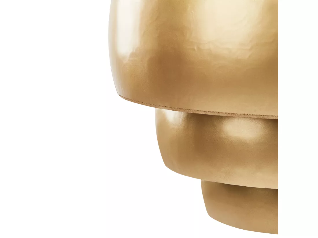 Lampe suspension MBANGO Métal Doré