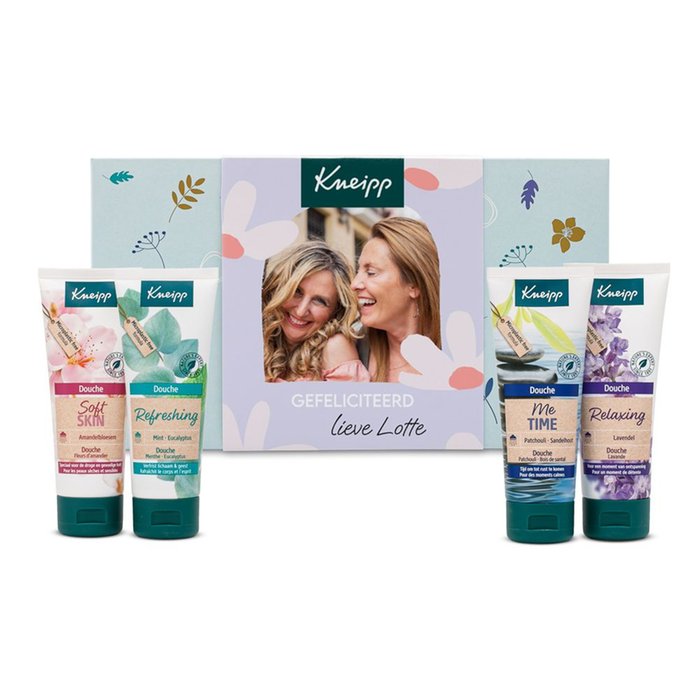 Kneipp | Gefeliciteerd | met eigen foto en naam | 4x75ml