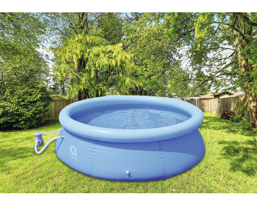 Opzetzwembad Fast Set Pool PVC rond Ø 300x76 cm incl. filtersysteem & reparatieset blauw