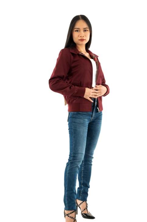 Blousons et vestes harrington original women burgundy