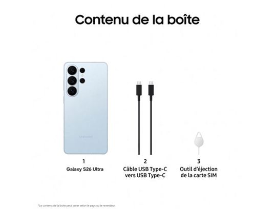 SAMSUNG - Smartphone Galaxy S26 Ultra 256Go BLEU - SM-S948BLBDEUB