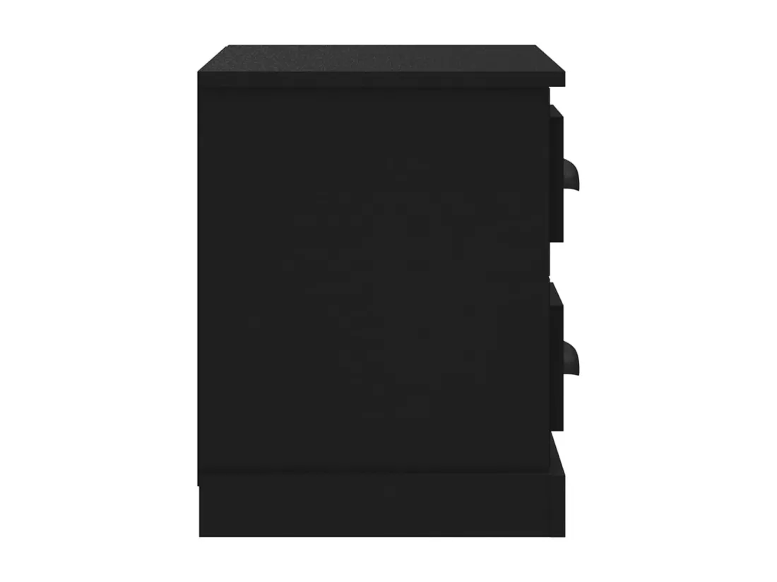 Table de chevet noir 60x35,5x45 cm