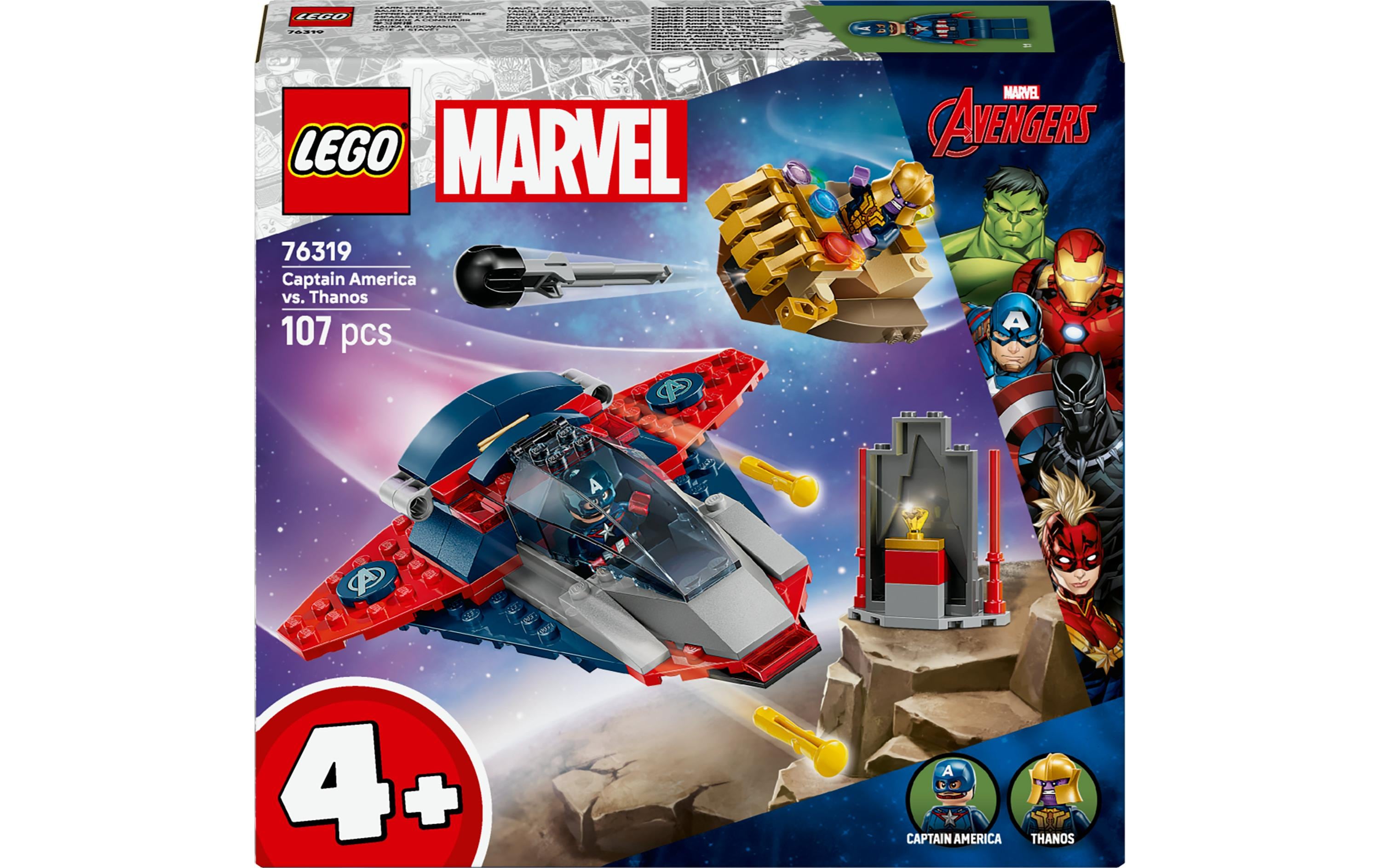 Marvel Captain America vs. Thanos 76319Superhelden-Bauspielzeug