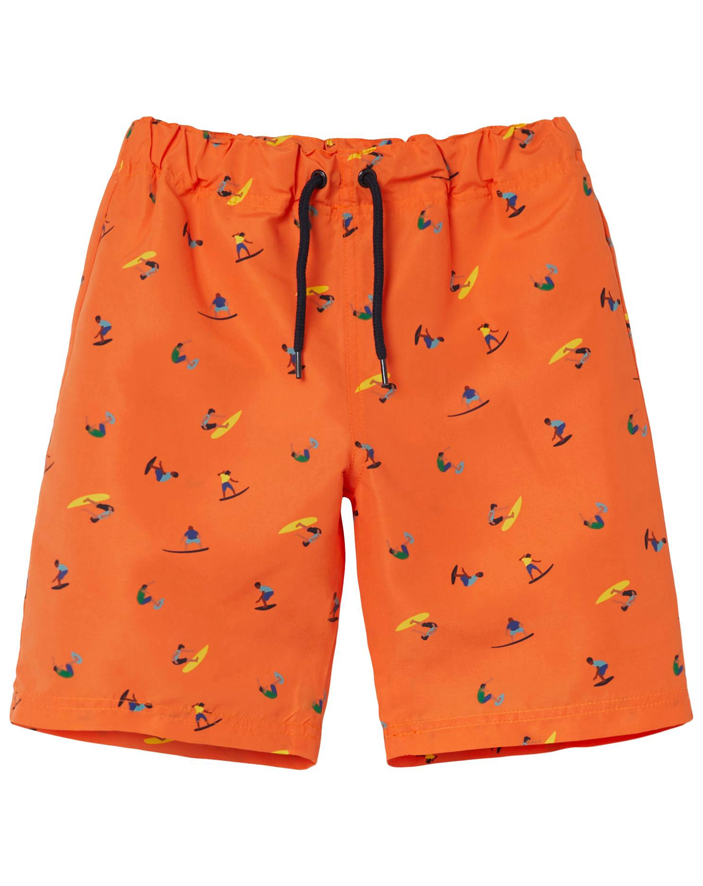Badeshorts NKMZIMMI LONG in vibrant orange