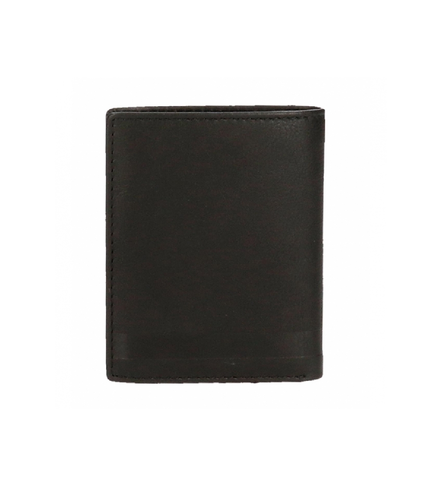 Bolsa Joumma Cartera Adept Alan vertical preta - 8,5 x 10,5 x 1 cm -