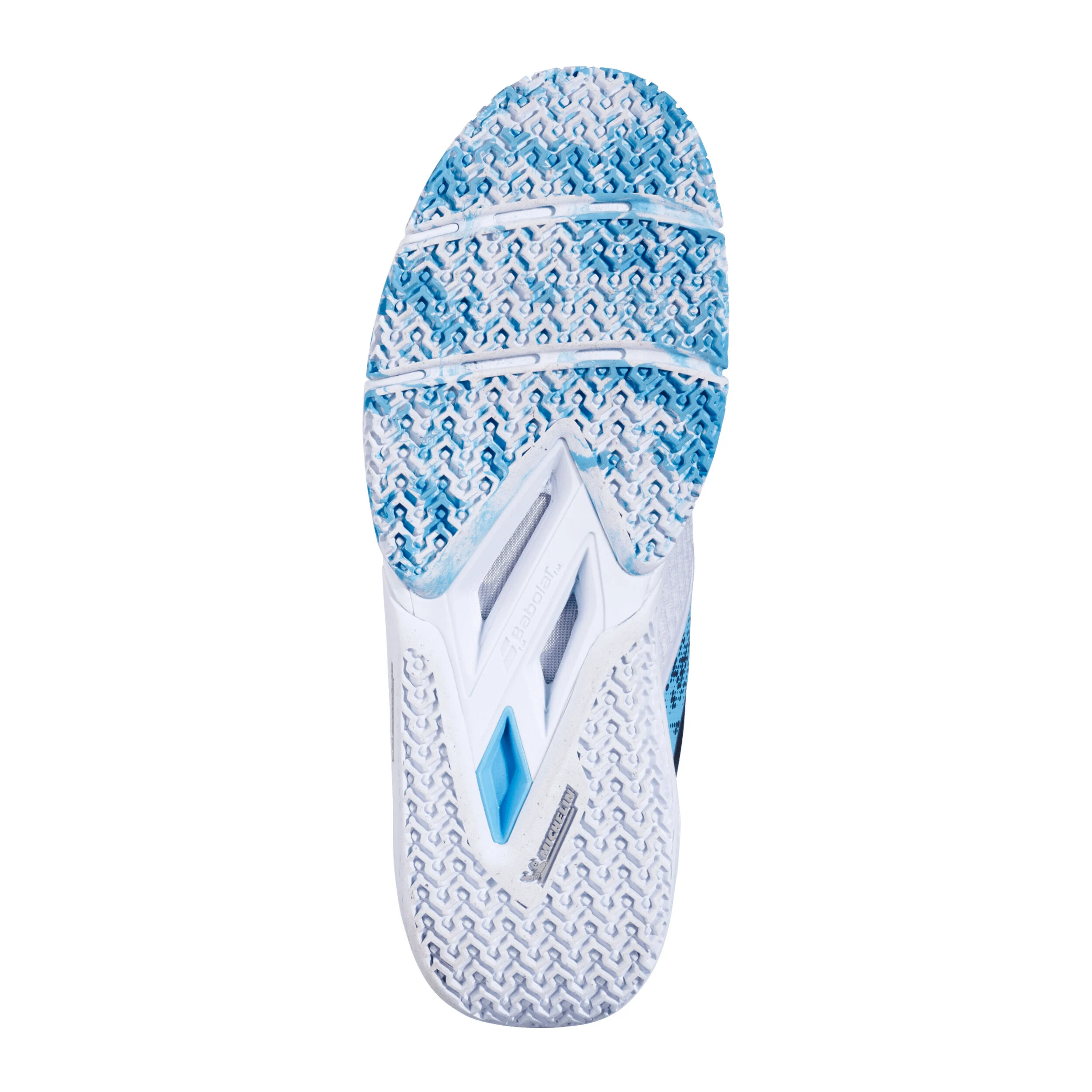 Babolat Movea 2 Chaussures Padel Hommes - Blanc , Bleu Clair