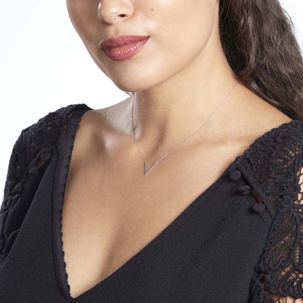 Collier Or Blanc Celene