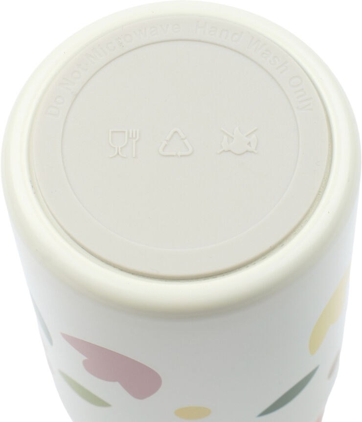 Fabelab Water Bottle - Flowering Whisper white