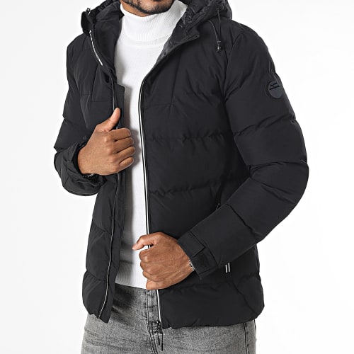 Doudoune Capuche Noir