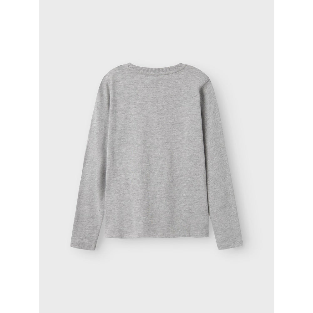 Køb Name It Grey Melange Semons Regular Bluse
