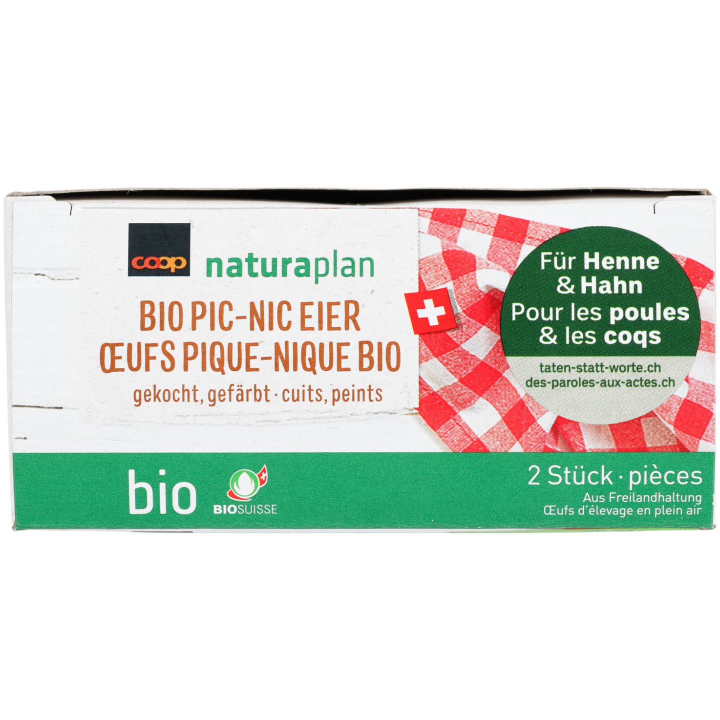 Naturaplan Bio Pic Nic Eier 50g+ mit Herbamare 2 Stück