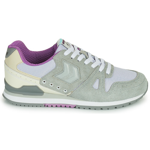hummel - MARATHONA SUEDE - Gris / Violet
