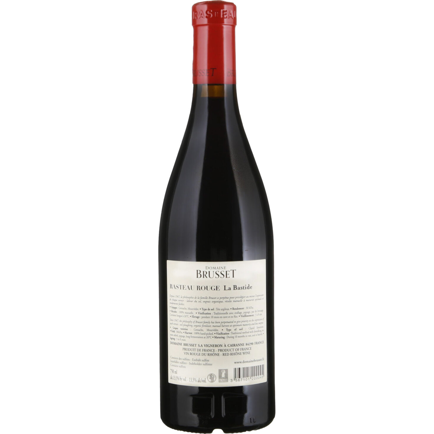 Côtes du Rhône AOP La Bastide Brusset -75cl