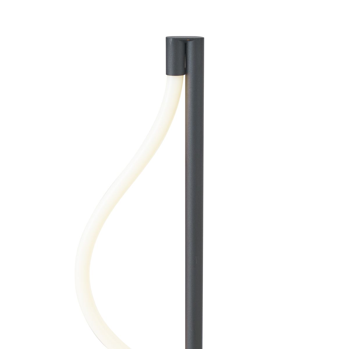 Moderne vloerlamp zwart incl. LED 3-staps dimbaar - Twirl