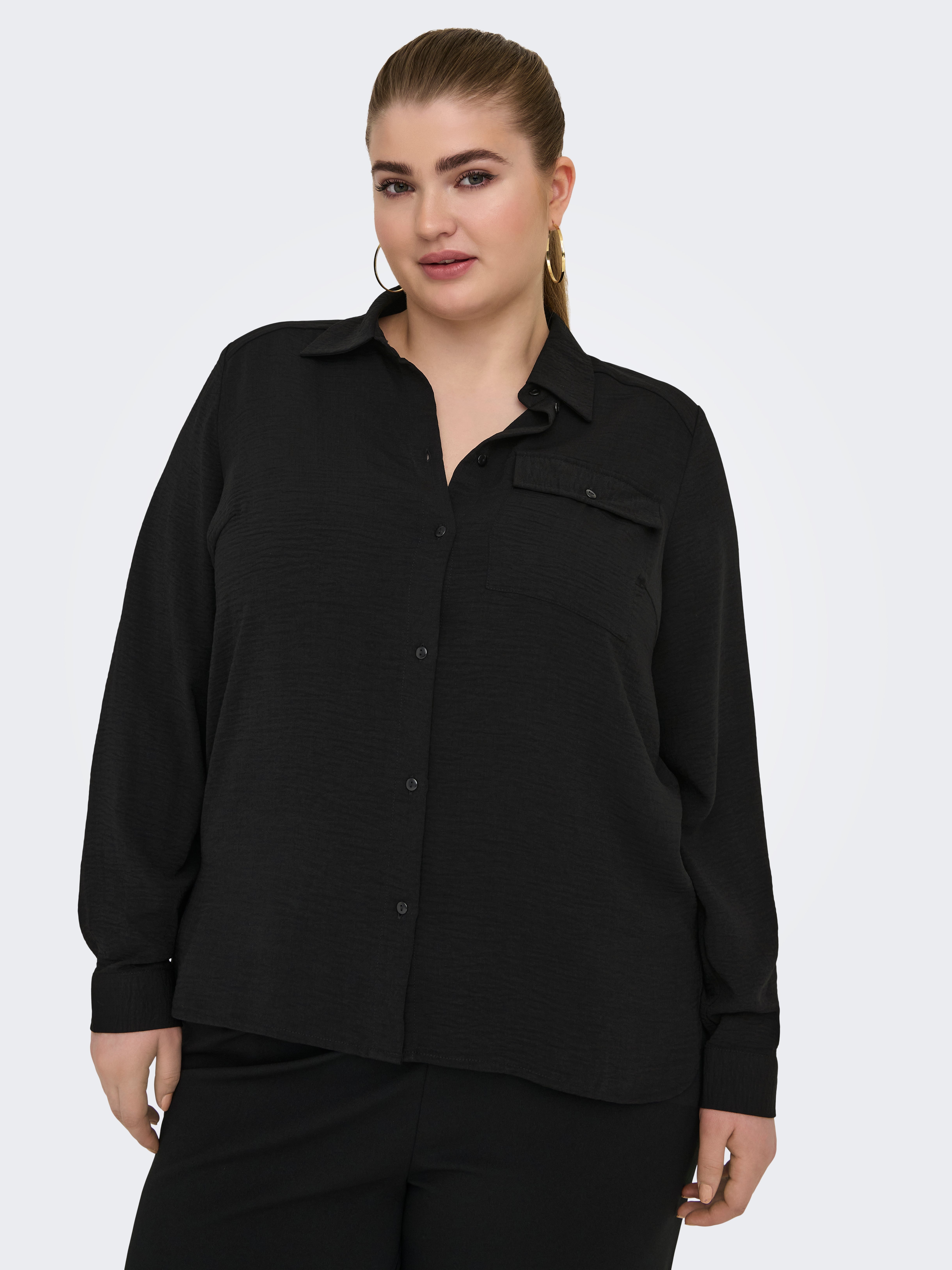 CARJOLEEN Hemd Black