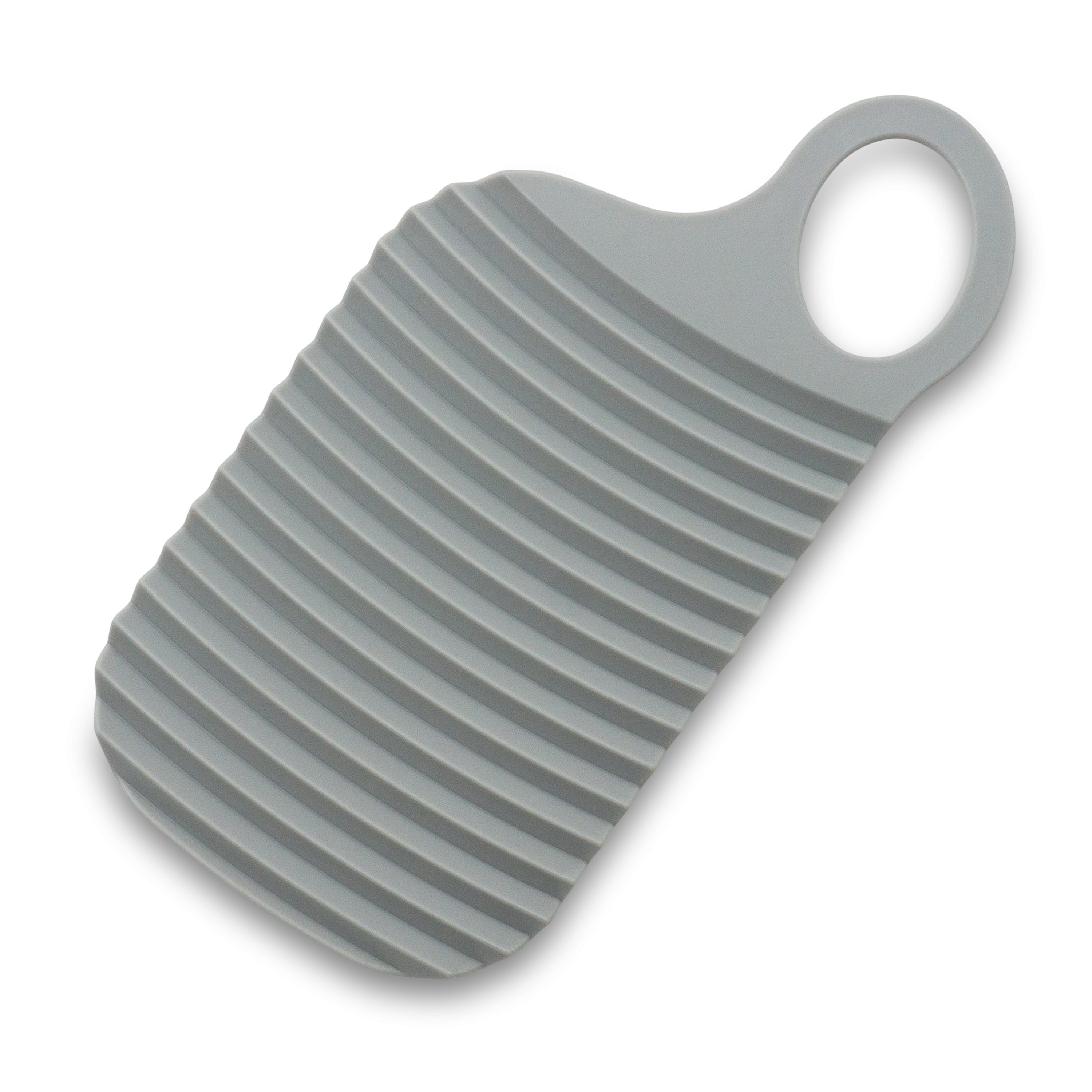 (185x95mm) Mini Reise Waschbrett Tragbares Handwasch Board - Grau