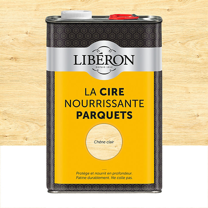 Cire nourrissante parquets Libéron chêne clair 5L