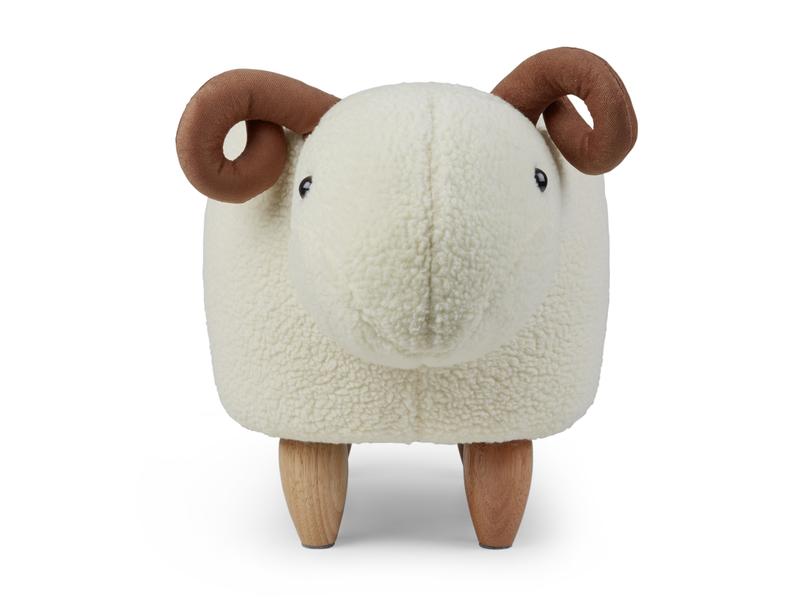 zoosy Kinderhocker Schaf Berta Weiss Taburett in Schafform