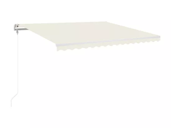 Auvent rétractable automatique 450x350 cm Crème