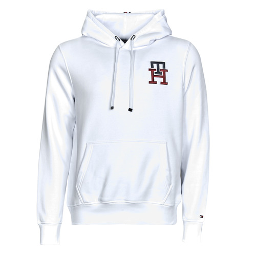 Tommy Hilfiger - ESSENTIAL MONOGRAM HOODY - Blanc