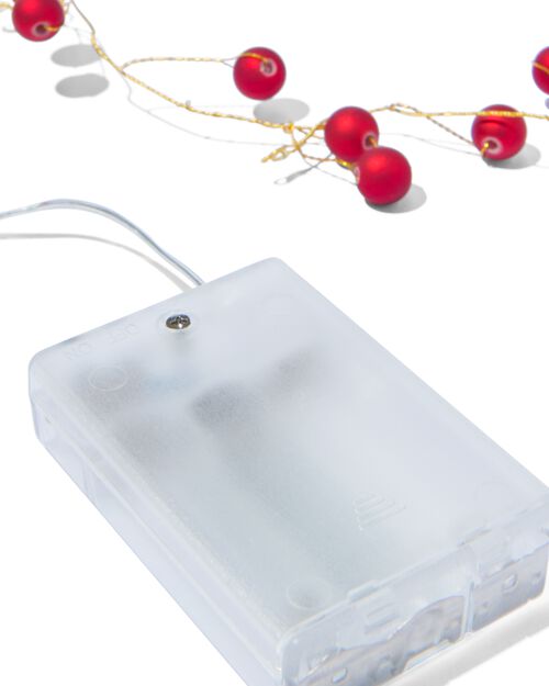 guirlande lumineuse 20 lampes LED baies 2m
