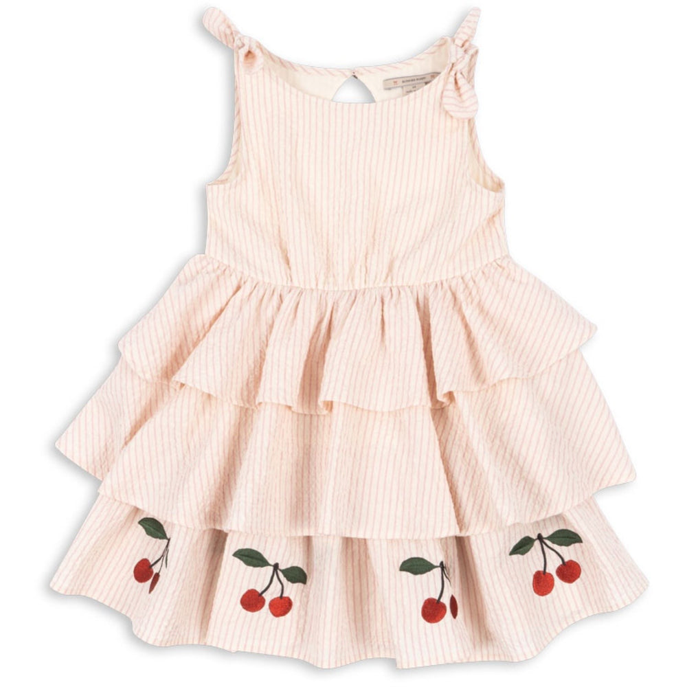Køb Konges Sløjd Peony Stripe Ellie Kjole GOTS
