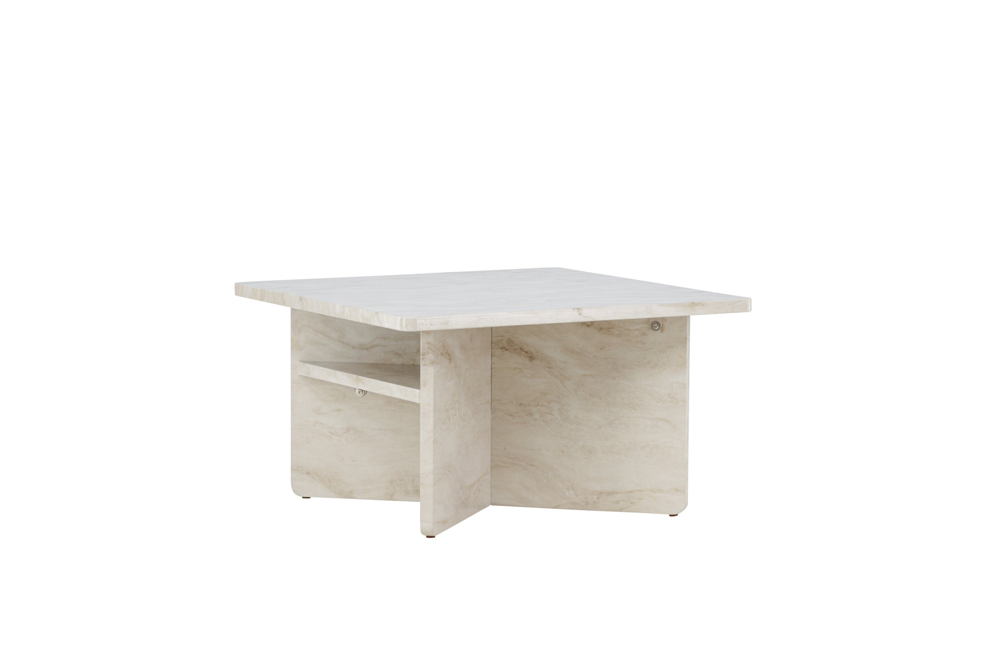 Kuopio Salontafel - 75 x 75 cm - Marmer look