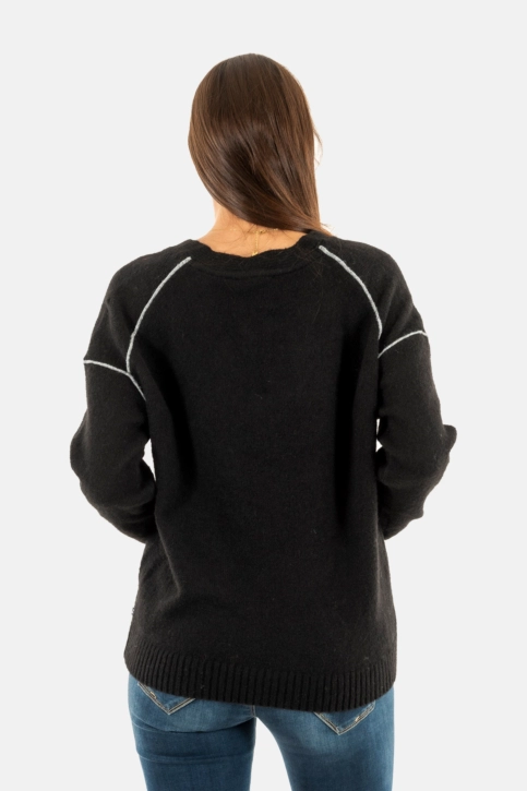 Pull hiver Le Temps Des Cerises sanny 0001 black