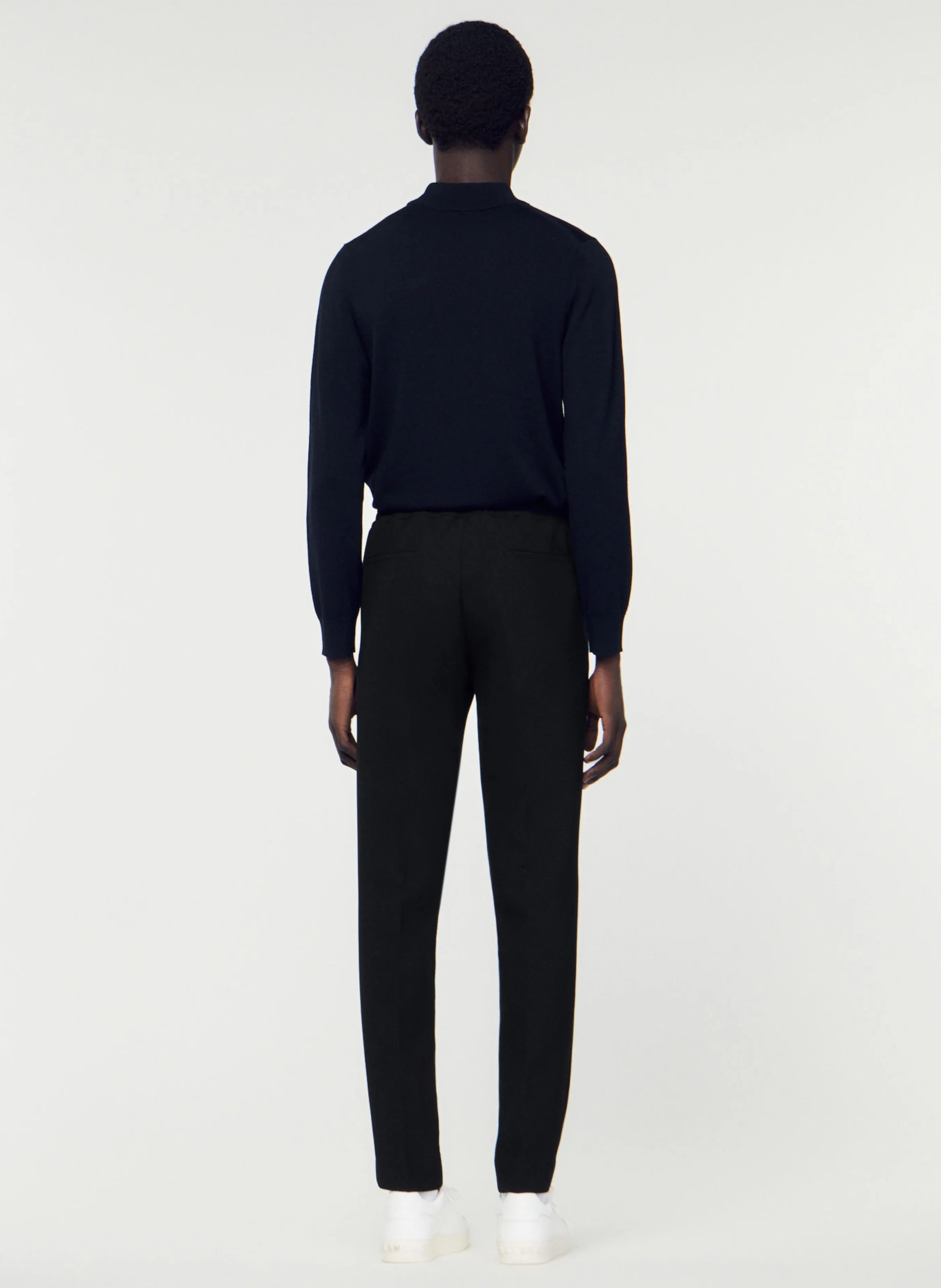 Pantalon droit| Noir
