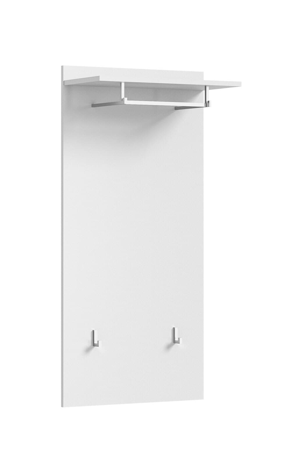 Garderobenpaneel Prego 55x114x28 cm weiß