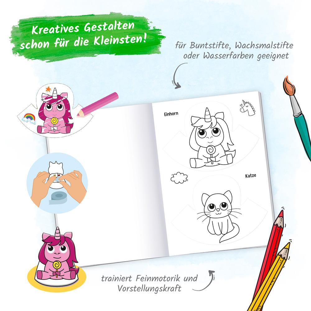 Trötsch Malbuch Bastelbuch Mein erstes Mal- und Bastelbuch Bunte Tierwelt