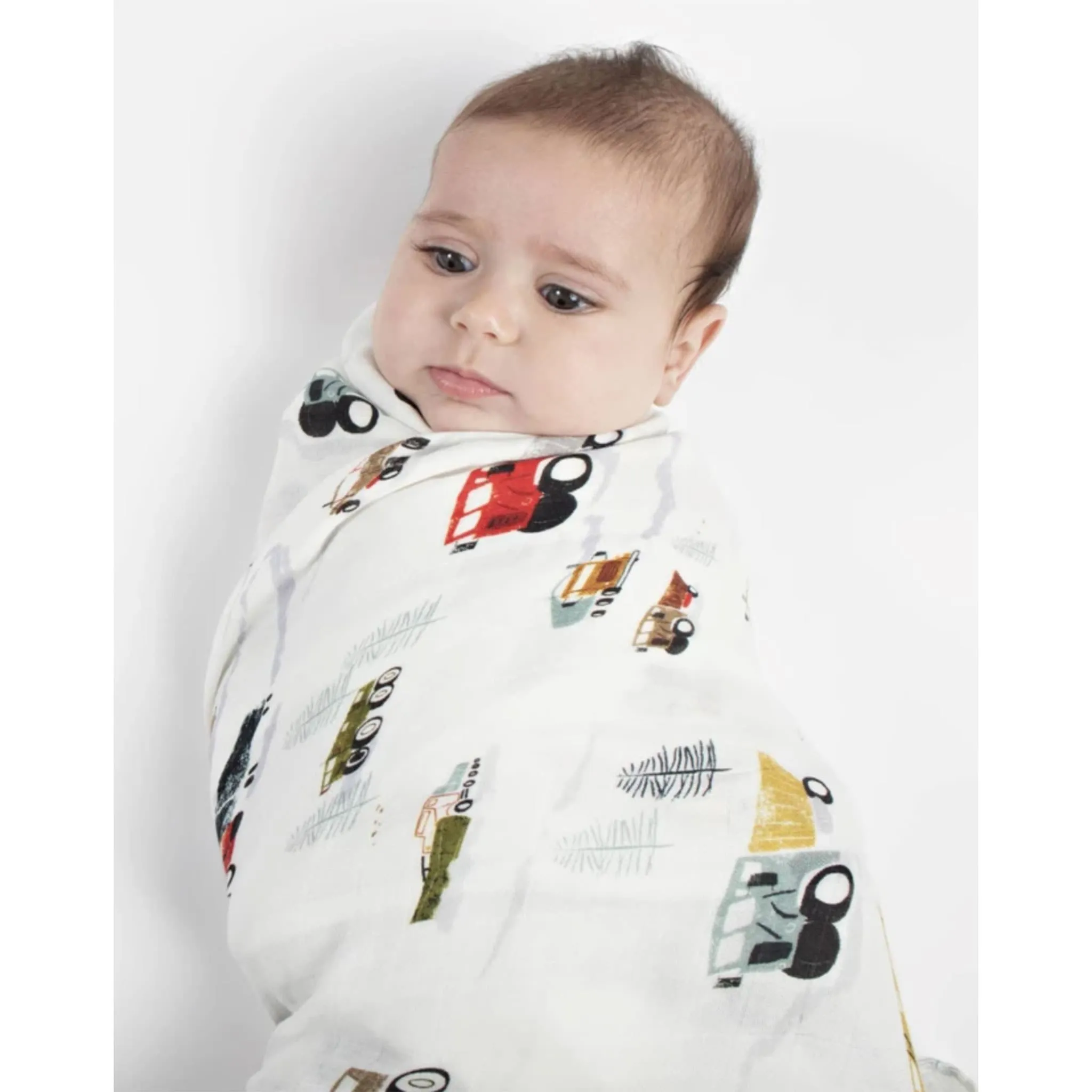 Loulou Lollipop Couverture Mousseline Bambou - Camion