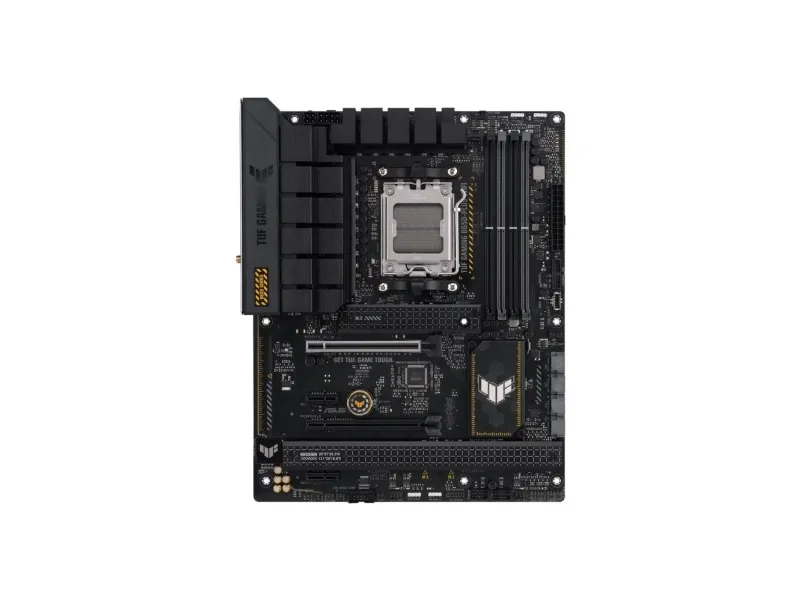 ASUS TUF Gaming B650-Plus WiFi - Bundkort - ATX - Socket AM5 - AMD B650 Chipset - USB-C 3.2 Gen 2x2, USB 3.1 Gen 2, USB 3.2 Gen 2, USB-C 3.2 Gen2, USB-C 3.2 Gen 1 - 2.5 Gigabit LAN, Wi-Fi 6, Bluetooth - onboard grafik (CPU påkrævet) - HD Audio (8-kan