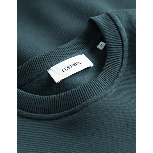 Les Deux Camden Sweatshirt, Pine Green/Ivory, L