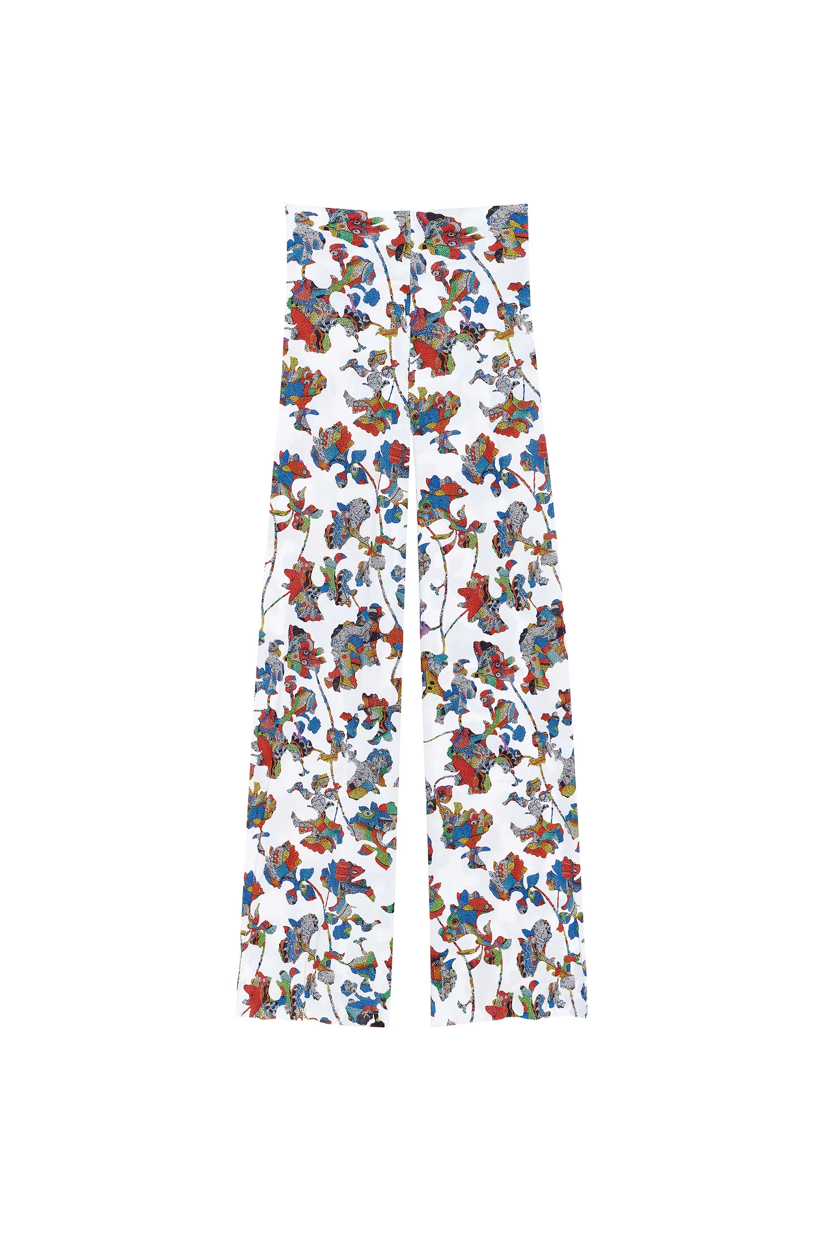myla Pantalon ample en voile léger imprimé WONDERLAND Wonderland