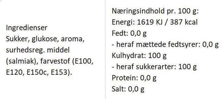 Almuegaarden Vikinge bolcher med smag af honning & mentol No color