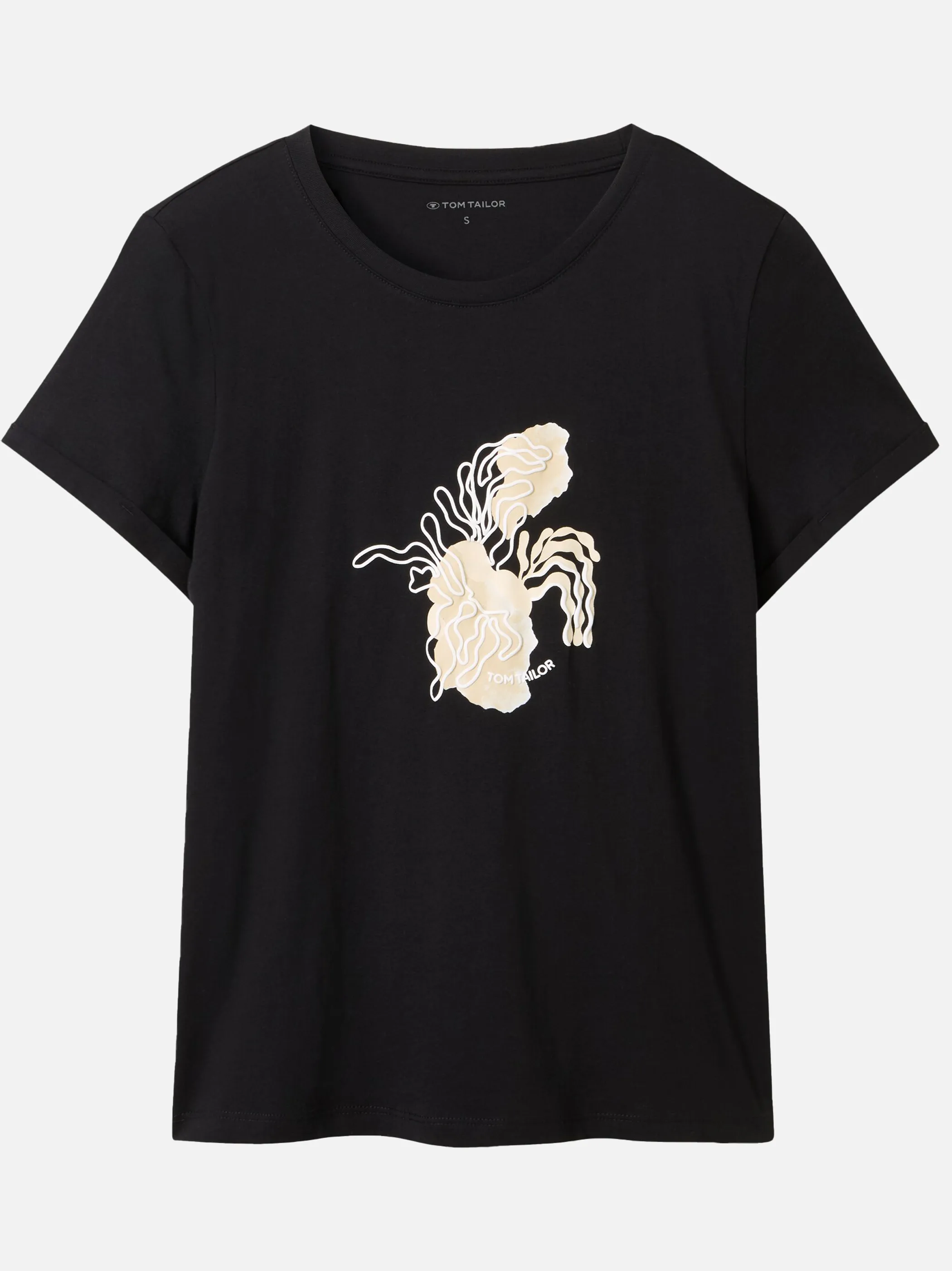 Damen T-Shirt mit Rubber Print