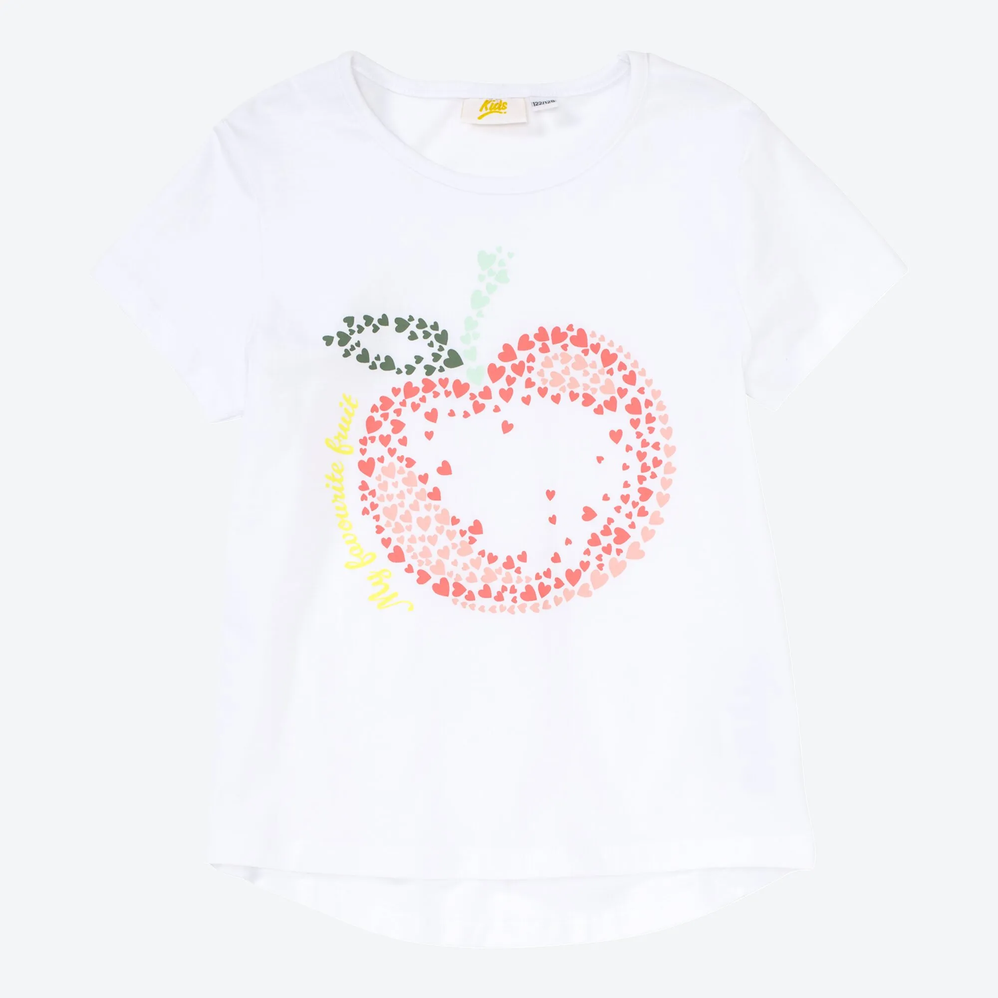 Mädchen-T-Shirt mit Apfel-Motiv