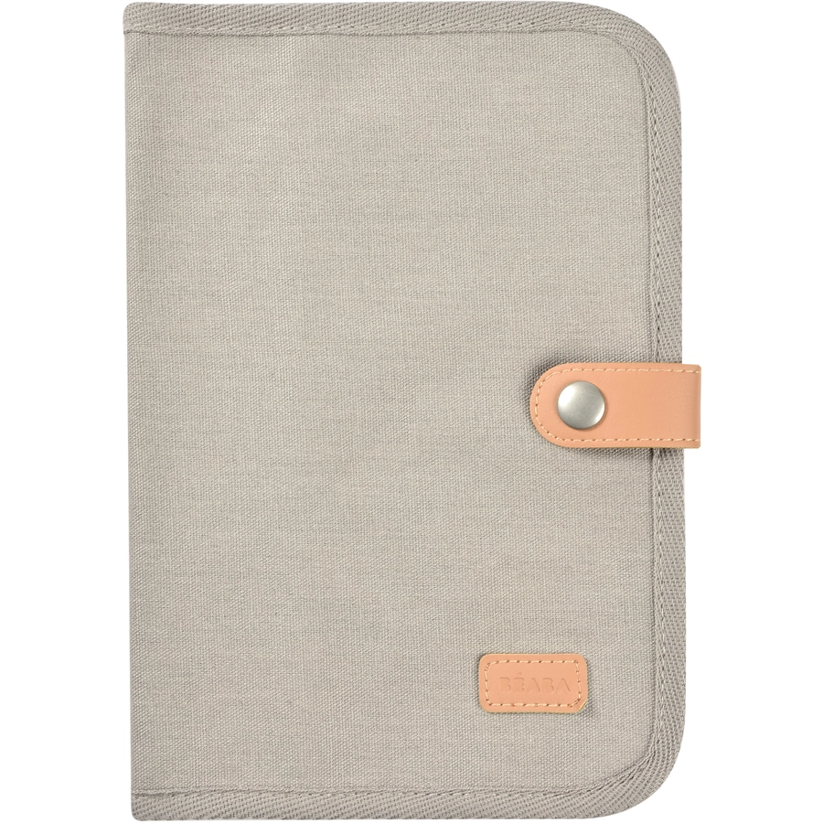 BEABA® Hülle für Gesundheitsheft - Canvas Perlengrau