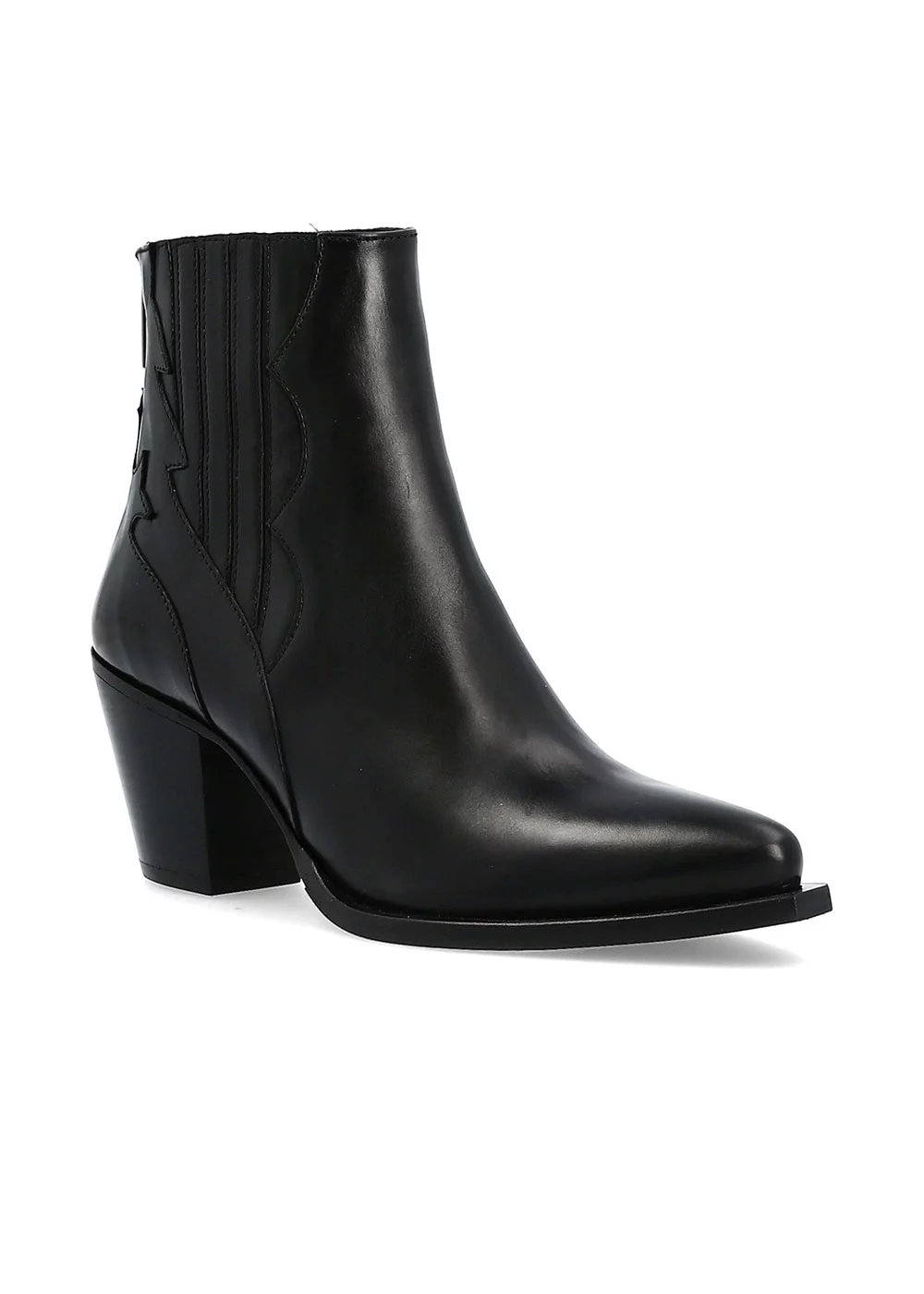 BOOTS PHILOMENE CUIR NOIR