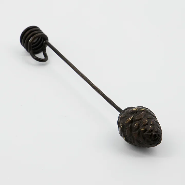 House Doctor - Mini Cone Kerzenständer, antikes braun (4er-Set)