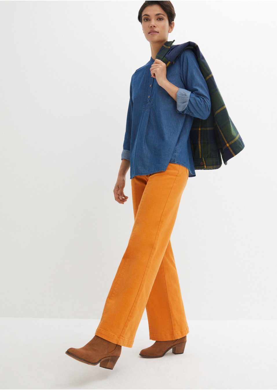 Tunique-blouse en jean