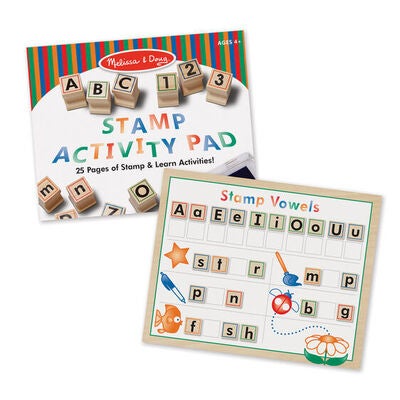 Melissa & Doug Trestempelsett ABC 123