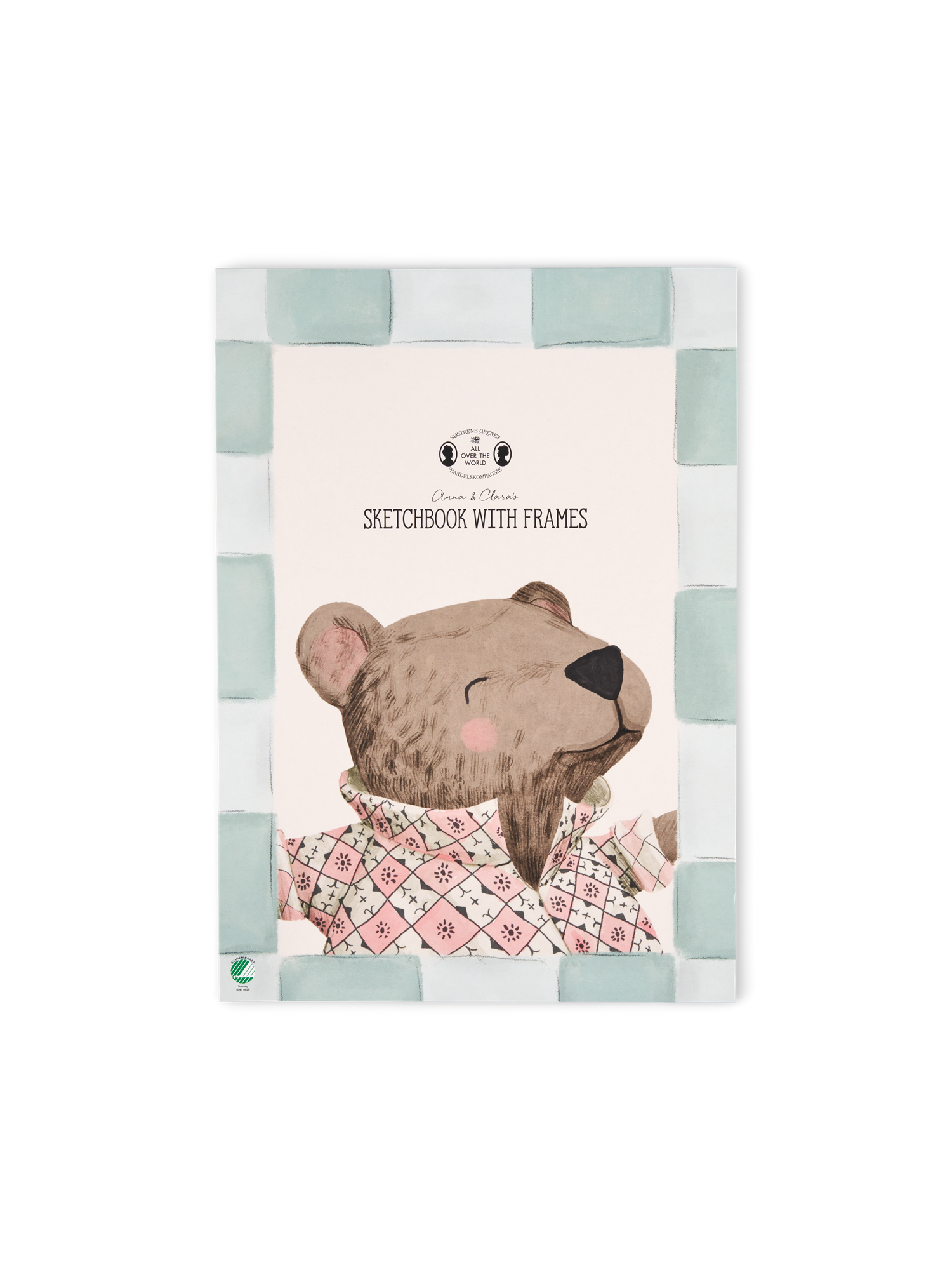 Malebog | Papir. 30 x 21 cm. 120 gsm. | Sage Green