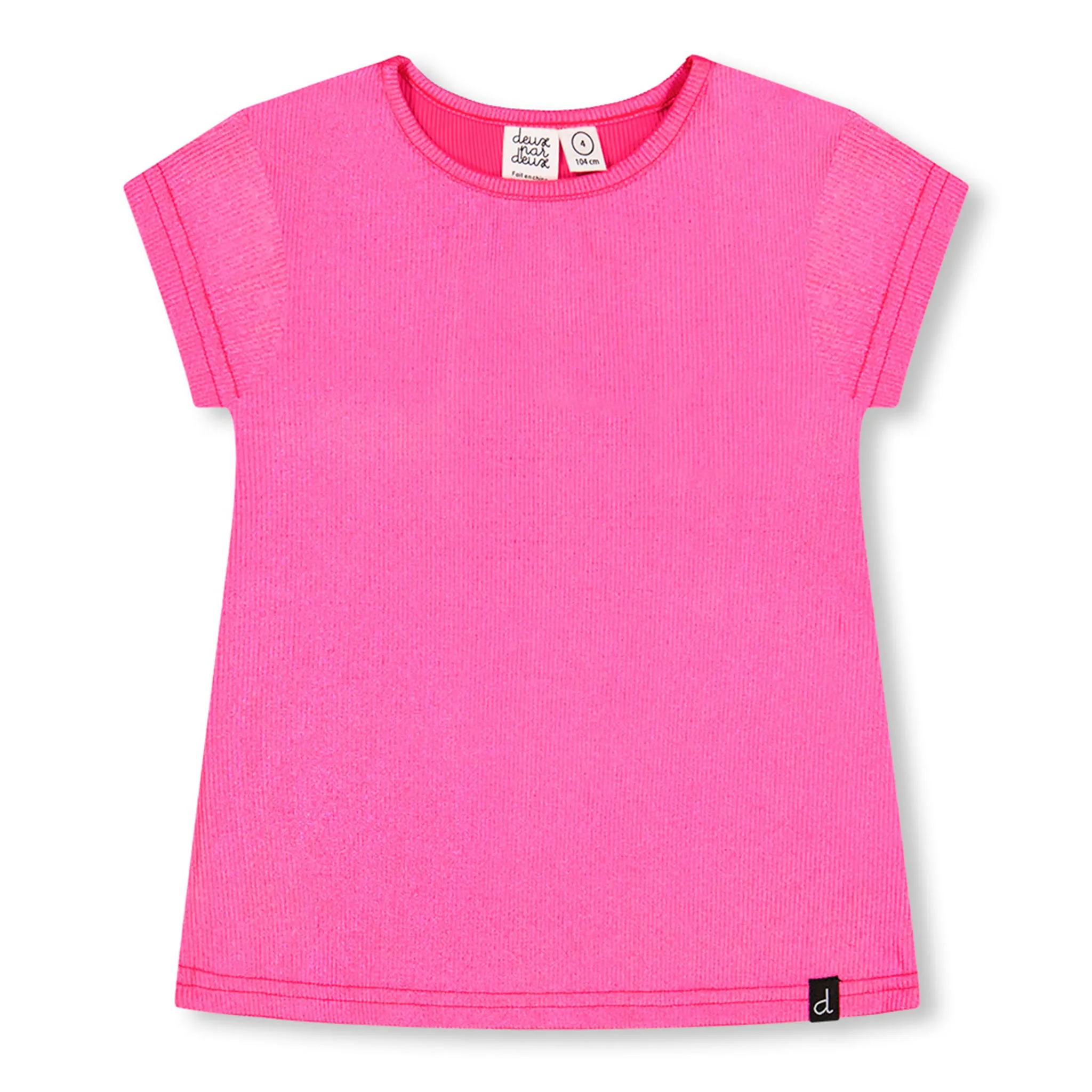 Deux par Deux T-shirt Côtelé Copines 3-6ans